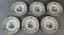 SIX MEISSEN PORCELAIN PLATES, KNOB PERIOD, 1860–1924