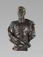 Leopold Bernhard Bernstamm  (1859-1939)
A PATINATED BRONZE BUST NICHOLAS II