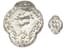 [FROM THE ESTATE OF ELIZAVETA DEMIDOVA-OBOLENSKAYA]
STERLING SILVER CARD TRAY AND A VISITING CARD HOLDER
Mark of William Comyns, MAPPIN & WEBB, London, 1905