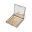HERMÈS VINTAGE SILVER POWDER CASE WITH MIRROR