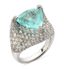 GIRONA PRIVÉ
18K WHITE GOLD 4.43 CT. DIAMOND AND 6.40 CT. PARAIBA TOURMALINE RING (WITH CERTIFICATE)
