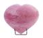 ROSE QUARTZ HEART-SHAPED SCULPTURE
Sculpture carved out of a solid quartz rock. Resting on