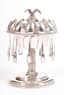TETARD FRERES BEAD-EDGE SILVER CAVIAR SET ON STAND