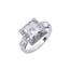 PRINCESS CUT DIMOND RING 2.47 CT