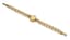 DELANEAU 18K YELLOW GOLD AND DIAMOND LADIES BRACELET WATCH