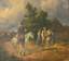 ELSHOLTZ, LUDWIG (1805-1850)
An Episode of 1813-1814 campaigns. Russian Cossack escorts a spy. 1836.