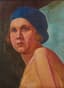 NICOLAS ALEXANROVITCH ZASOLOTSKY (1894-?), SCHOOL OF K. PETROV-VODKIN
Double-sided portrait: Portrait of a woman / Male nude