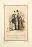 SET OF FIVE PLATES FOR 'LA SAISON', THE FASHION MAGAZINE, 19TH CENTURY