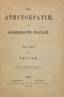 TCHITCHERINE, Boris (1828-1904), Sur l’aristocratie, sopratutto l’aristocratie russa.