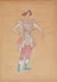 KONSTANTIN KOROVIN (1861-1939)
Costume design a Gurian for Laurent Novikoff for the ballet company
