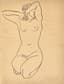 NICOLAS POLIAKOFF (1899-1976)
Set of four female nude drawings