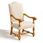 PAIRE DE FAUTEUILS OS DE MOUTON DE STYLE LOUIS XIII EN NOYER
France, début du 19ème siècle