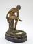 IGNACIO GALLO (? - 1935)
Art Deco bronze, marble and alabaster lamp