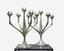 PAIR OF SPANISH SILVER ART DECO CHANDELIERS