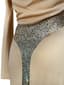 JIKI MONTE-CARLO Pale pink evening dress with Swarovski crystals