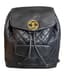 CHANEL VINTAGE LAMBSKIN DIAMOND-QUILTED
BLACK BACKPACK
circa 1990s