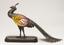 MULLER FRERES (established 1895–1933)
LEON CHAPELLE
Bronze and glass ‘Peacock’ table lamp