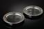 A Pair of Silver and Glass Coasters