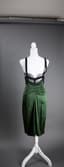 ROBERTO CAVALLI
Green sleeveless silk lace dress