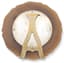 ‘MARQUET PARIS NICE’ ART DÉCO AGATE, SILVER, GOLD AND WHITE ENAMEL FRAME