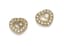 CHOPARD HAPPY DIAMONDS
18K yellow gold and diamond heart earrings