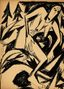 NATALIA GONCHAROVA (1881-1962)
Three Illustrations for two poems of Aleksei Kruchyonykh 'Pustynniki'and 'Pustynnitsa'(The desert men and The desert woman), 1913