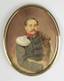 Unknown artist
Portrait of Major-General Pavel Petrovich Ushakov (1819-1873).Paper, graphite pencil, watercolor, white.1860s16.2 x 12.5...