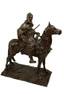 Pavel TRUBETSKOY (1866 - 1938)
Rider with a spear bronze, black patina 43 x 35 x 18 cm with a cast signature on the base «Paolo Trubetskoy» Всадник с к...