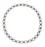 SET OF 18K WHITE GOLD, DIAMOND, RUBY NECKLACE AND BRACELET
