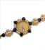 GERALD GENTA DIAMOND AND SAPPHIRE WATCH
Yellow gold ladies’ wristwatch set with diamonds and sapphires