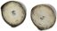 PAIRE DE SALIÈRES RUSSES EN ARGENT PARTIELLEMENT DORÉ ET ÉMAILLÉ
Poinçon du maître essayeur de Lev Oleks, Moscou, 1892