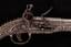 Flintlock pistol.