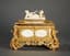 JEAN-PIERRE ALEXANDRE TAHAN (1813-1892)
Jewellery box in chased and gilt bronze decorated with carved and engraved bone, with interior lined with beige fabric.
