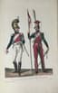 VERNЕT CARLE (1758-1835)
Collection de Costumes (1815 et 1816) dessinée d'après nature par Carle VERNET. [Collection of Costumes Belonging to Certain
Nations of Europe, Drawn from Life by Carle Vernet], Engraved by Debuicourt. [Series 2 and 3]. Paris; London, [1815-1816]. - [8] p.; [13] plates; 45.8x30.3 cm.