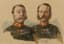 UNKNOWN RUSSIAN ARTIST, 19TH CENTURY
Two Grenadiers a Pied, participants in the Napoleonic Wars.