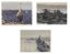 YURI KHYMYCH (1928-2003)
Triptych
(i) Sevastopol. Monument to the Sunken Ships, early 1950s  (ii) Sevastopol. The Harbor, 1951 (iii) Sevastopol. The Harbor, Early 1950s