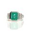 RUBEN SVART
BAGUE EN OR GRIS 14K, ÉMERAUDE COLOMBIENNE 2,50 CT. ET DIAMANTS (AVEC CERTIFICAT)