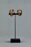 GOLD EARCLIPS ADORNED WITH DIAMONDS