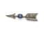 FABERGÉ 2 CT. SAPPHIRE AND 4.5 CT. DIAMOND ARROW-SHAPED BROOCH
Workmaster Stephan Wakeva, St Petersburg, before 1889