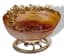 MAISON ALEXANDRE REZA
CARNELIAN BOWL DECORATED WITH VERMEIL FLOWERS SET WITH RUBIES, EMERALDS AND SAPPHIRES