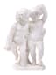 MARBLE SCULPTURE TWO CHILDREN WITH GRAPES,
LATE 19TH - EARLY 20TH CENTURY