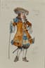 ALEXANDRE BENOIS (1870-1960)
A set of two costume designs for The Sleeping Beauty