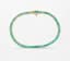 18K YELLOW GOLD TENNIS BRACELET WITH EMERALDS