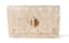 CARTIER
SILK EVENING CLUTCH BAG WITH ART DECO BROWN AGATE, TURQUOISE AND SILVER CLASP
