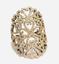 ARABESQUE DESIGN 18K ROSE GOLD RING WITH DIAMONDS