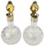 K. LINKE PAIR OF RUSSIAN SILVER-GILT MOUNTED CUT-CRYSTAL DECANTERS 
KONSTANTIN LINKE LIKELY FOR THE HOUSE OF BOLIN, SUPPLIER TO THE COURT OF HIS IMPERIAL MAJESTY, ST PETERSBURG, BEFORE 1897