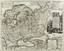 MAP OF RUSSIA AND BORDER TERRITORIES
Engraving. German engraver of the second half of the XVII
century.