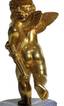 PAIRE DE BOUGEOIRS en bronze doré ciselé représentant des amours. Saint-Pétersbourg, vers 1815.