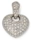 ‘HEART’ 18K WHITE GOLD AND DIAMOND PENDANT
