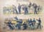 THE FRENCH ARMY FROM 1871 TO 1945 DEPICTED IN LITHOGRAPHS & POSTERS, AND PRESS ARTICLES (1918-1939)
1) ”LES SOLDATS DE LA RÉPUBLIQUE“ L’ARMÉE FRANÇAISE EN CAMPAGNE, 1871, SOUVENIRS DU SIÈGE DE PARIS
BY DRANER (1833-1926)
2) SIX POSTERS “THE FRENCH ARMY” 
3) FIVE VARIOUS POSTERS, YEARS 1901 TO 1946
 4) ARTICLES FROM NEWSPAPERS 1918-1939